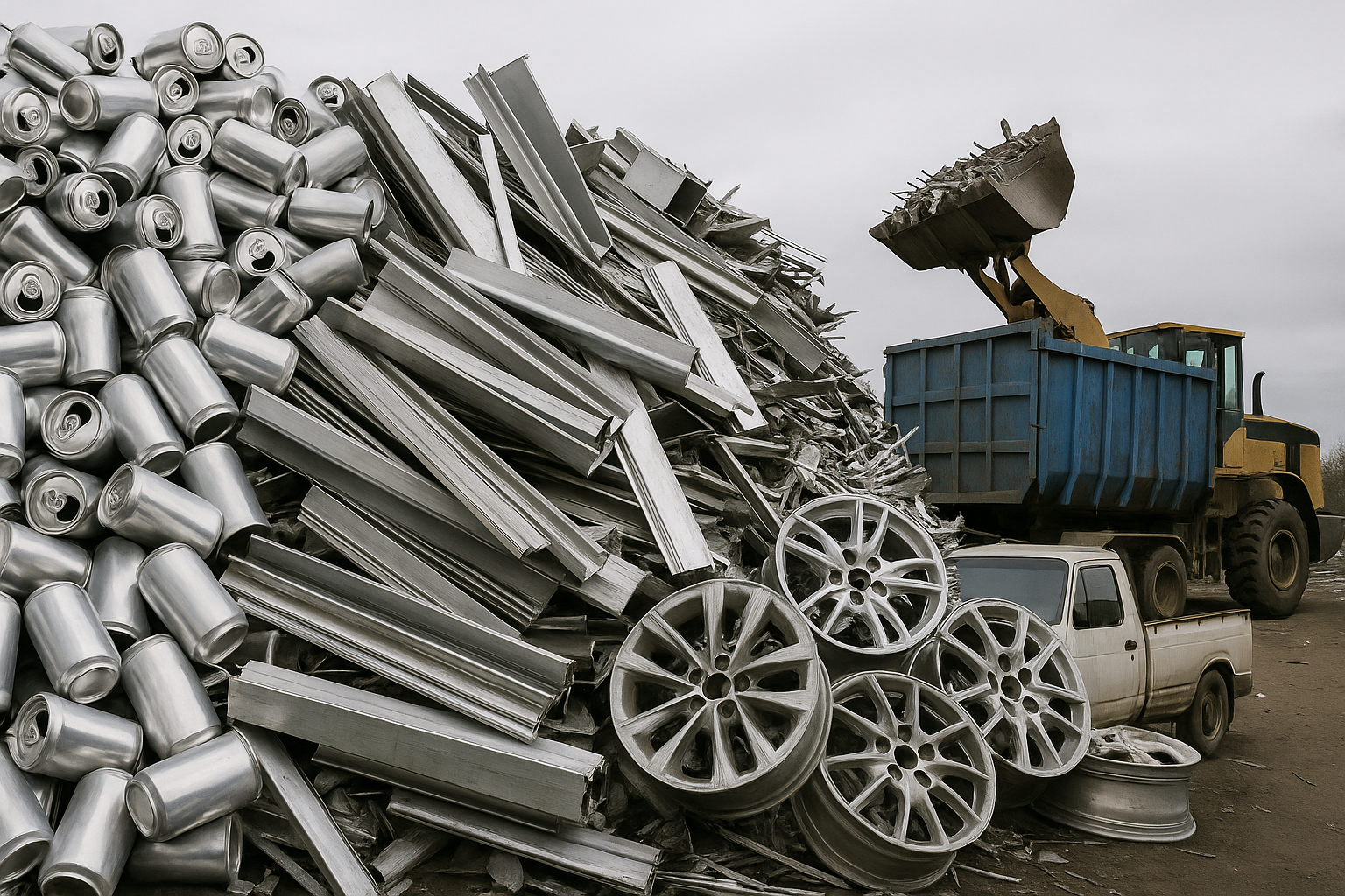 99% clean aluminium scrap